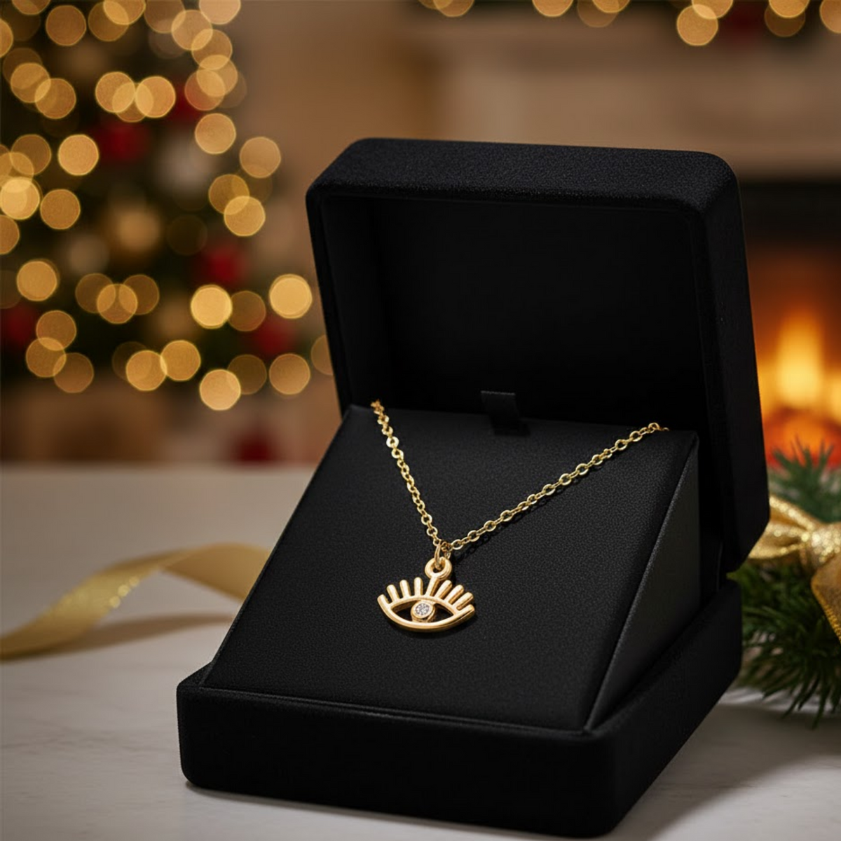 Evil Eye Protection Charm Necklace