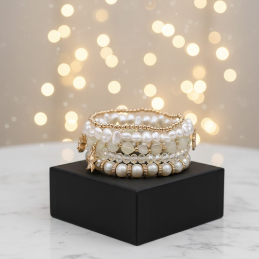 Freshwater Pearl Stretch Bracelet