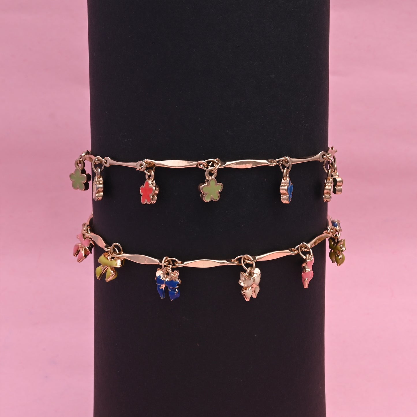 Gold Charm Bracelet Set Of 2 Vol. II