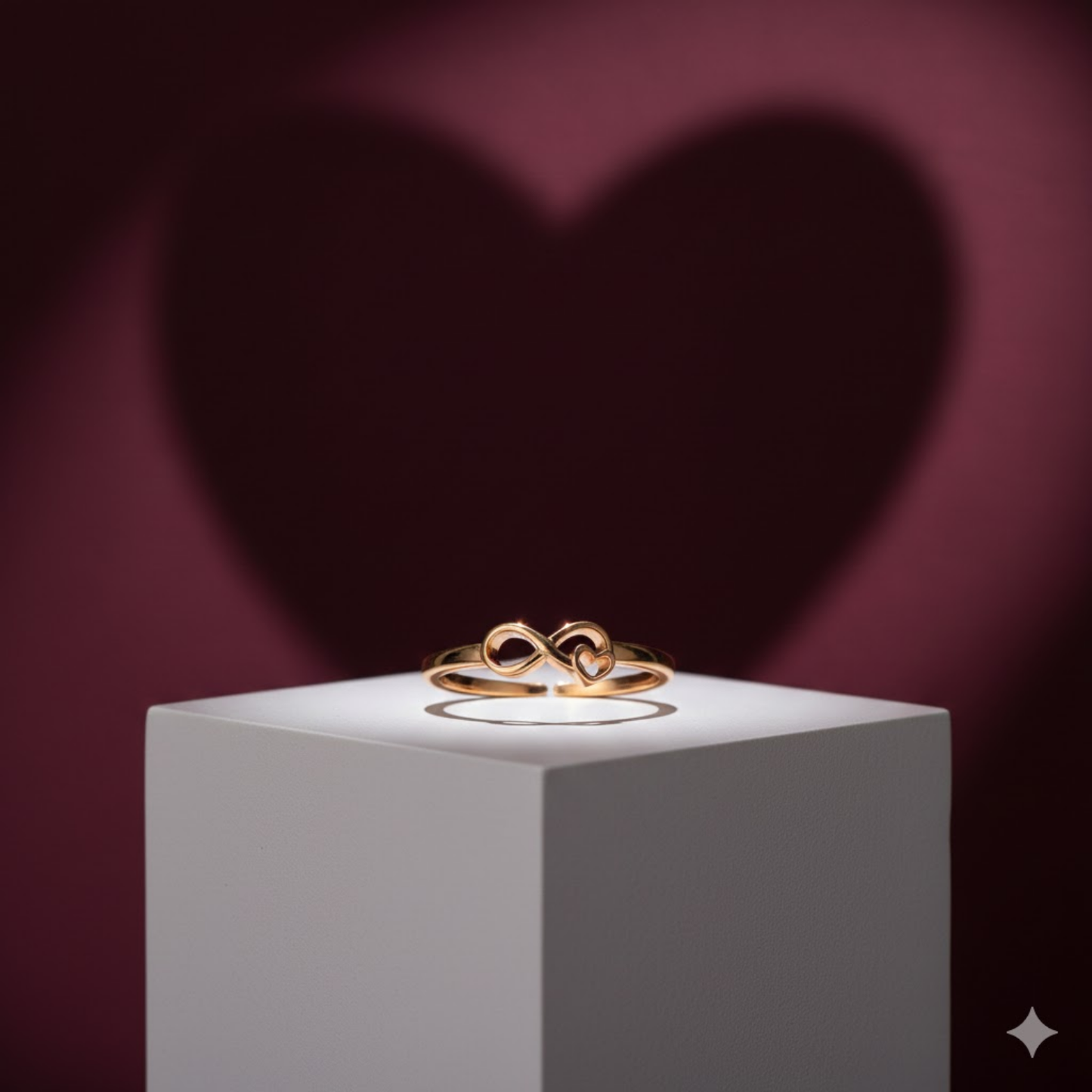 Infinity Heart Ring