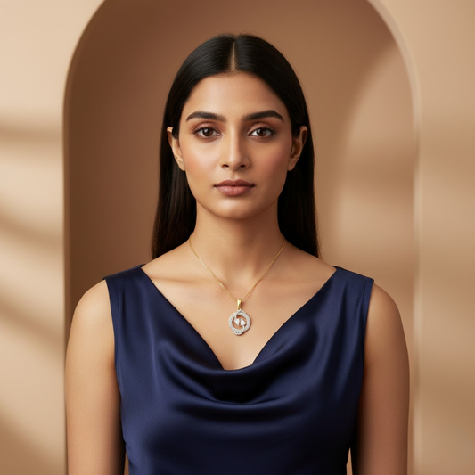 Crimson Pearl Elegant Pendant Set
