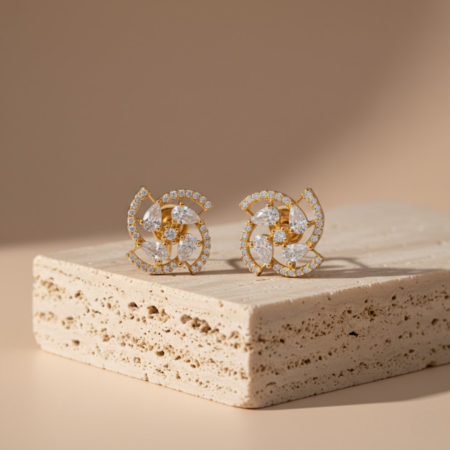 Dazzling Stud Marquise Sapphire CZ Stud Earrings