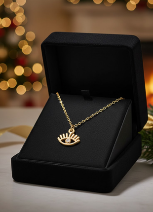 Evil Eye Protection Charm Necklace By 2wist Designs