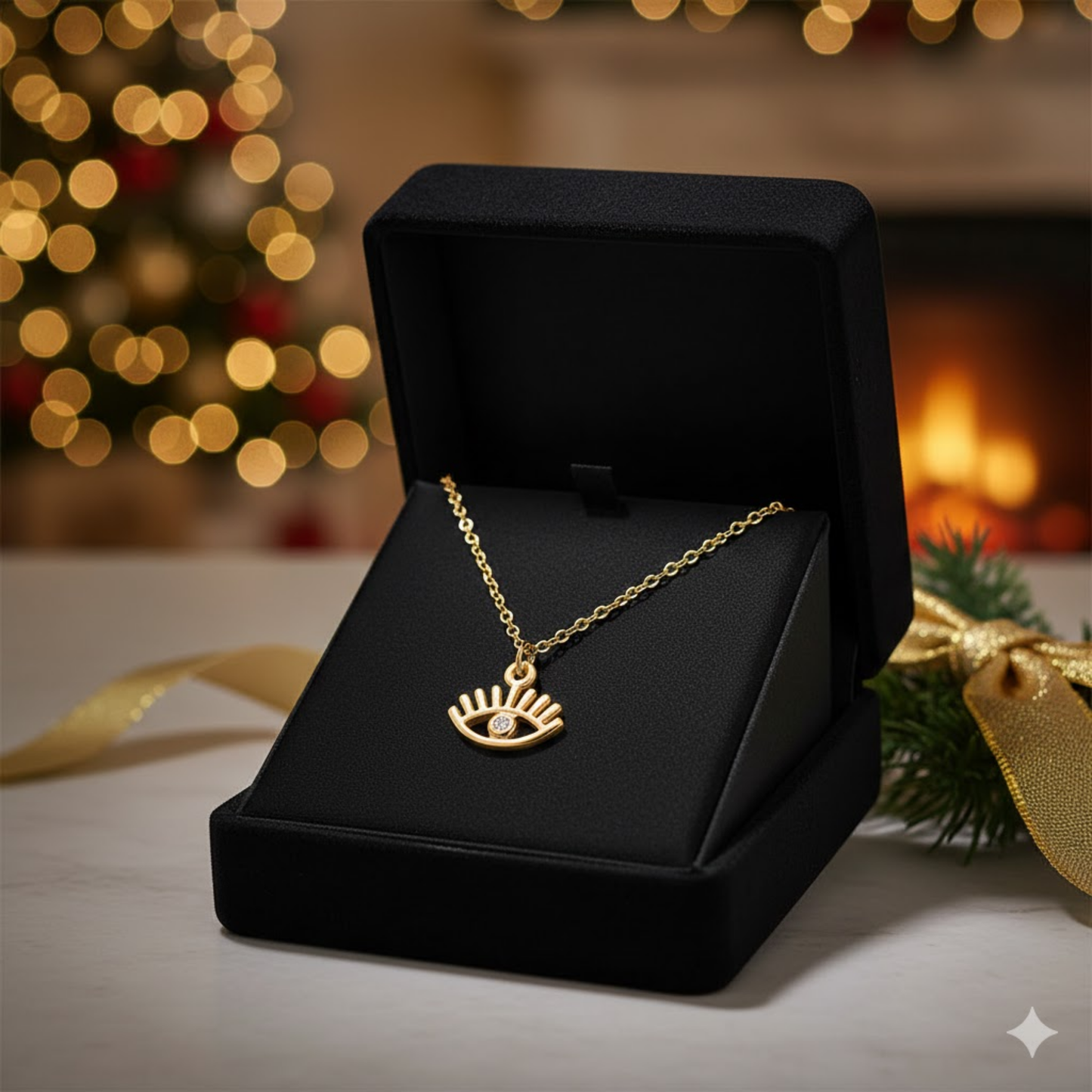 Evil Eye Protection Charm Necklace