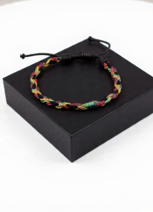 Multicolor Braided Cord Bracelet By 2wist Designs