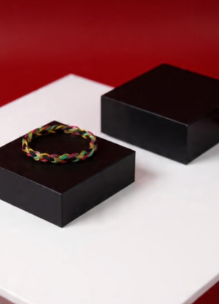 Multicolor Braided Cord Bracelet By 2wist Designs