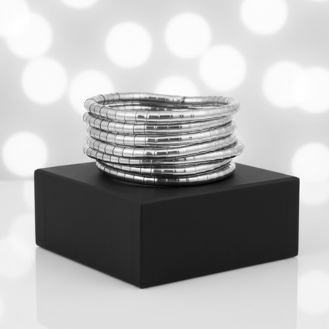 Snake Chain Wrap Layered Bracelet By 2wist Designs