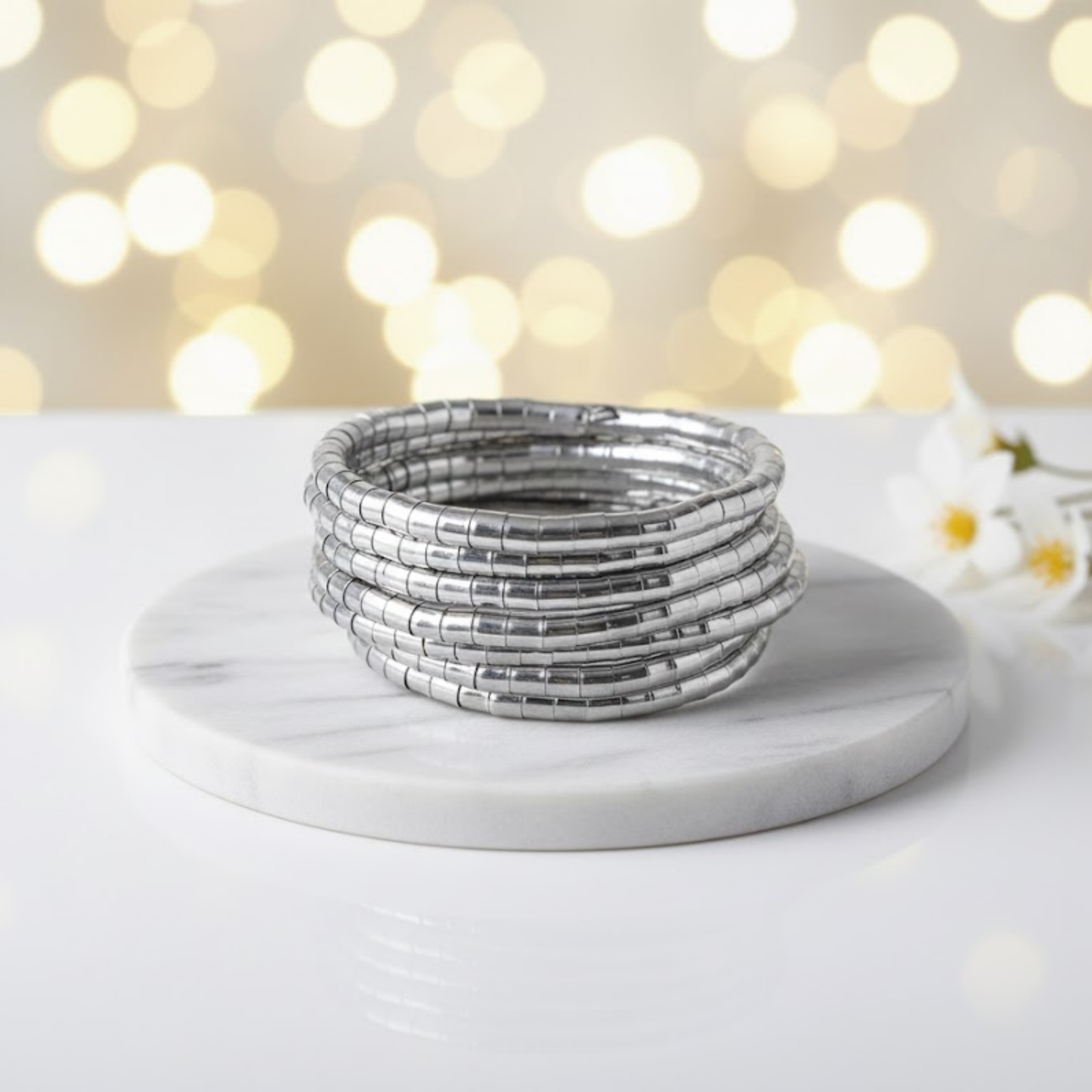 Snake Chain Wrap Layered Bracelet