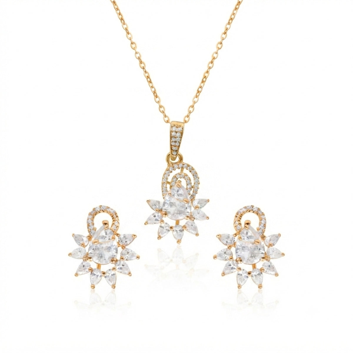 Crimson Pearl Fashion Pendant Set