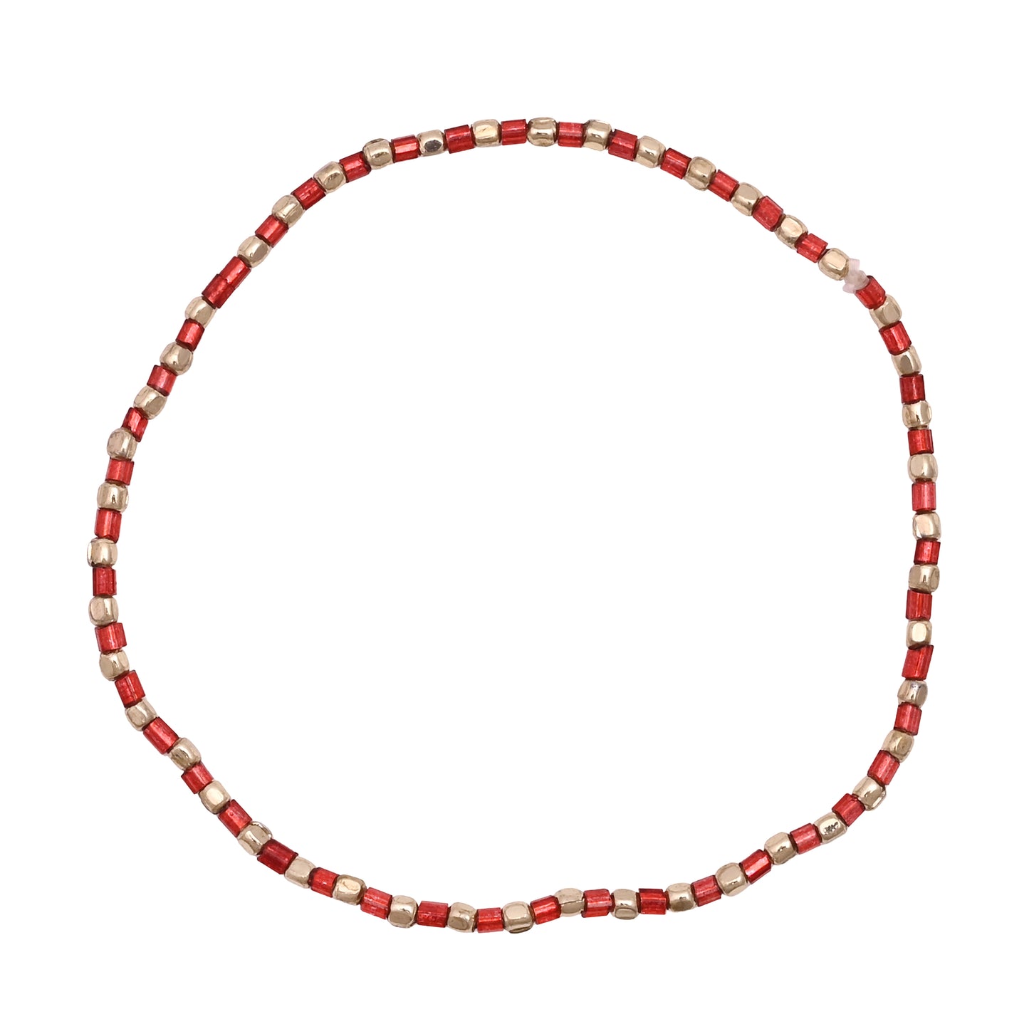 Gold Elasticated Bracelet Set Of 7