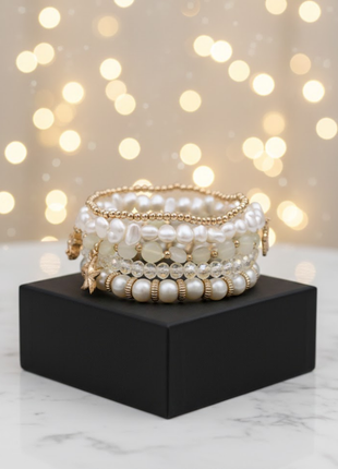 Freshwater Pearl Stretch Bracelet By 2wist Designs