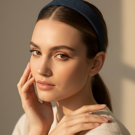 Blue Heart Silhouette Hair Pin By 2wist Designs