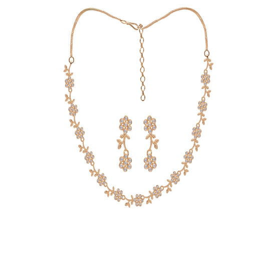 Floral Vine Color Necklace Set