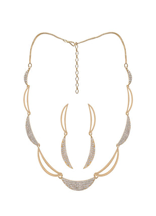 Crescent Moon Color Necklace Set By 2wist Designs