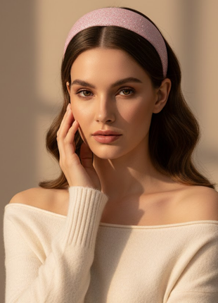Sparkle Fabric Padded Headband By 2wist Designs