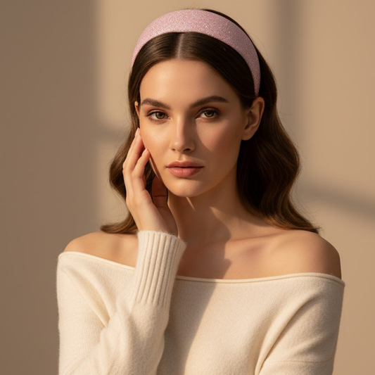 Sparkle Fabric Padded Headband