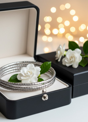 Snake Chain Coil Wrap Bracelet By 2wist Designs