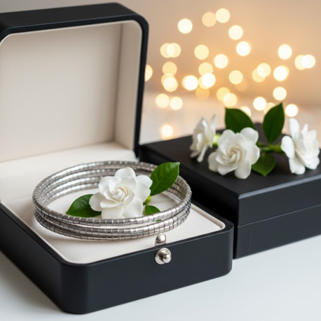 Snake Chain Coil Wrap Bracelet By 2wist Designs