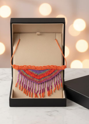 Bohemian Crochet Tassel Choker By 2wist Designs