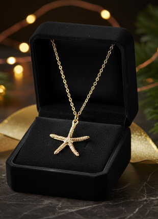 Starfish Sea Life Pendant Necklace By 2wist Designs