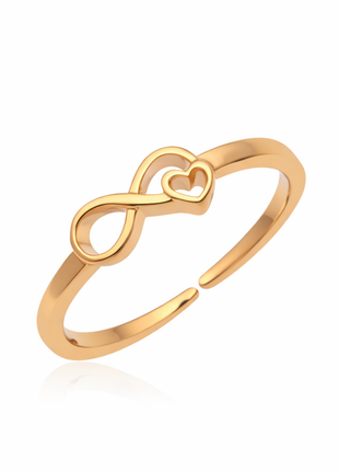 Infinity Heart Ring By 2wist Designs