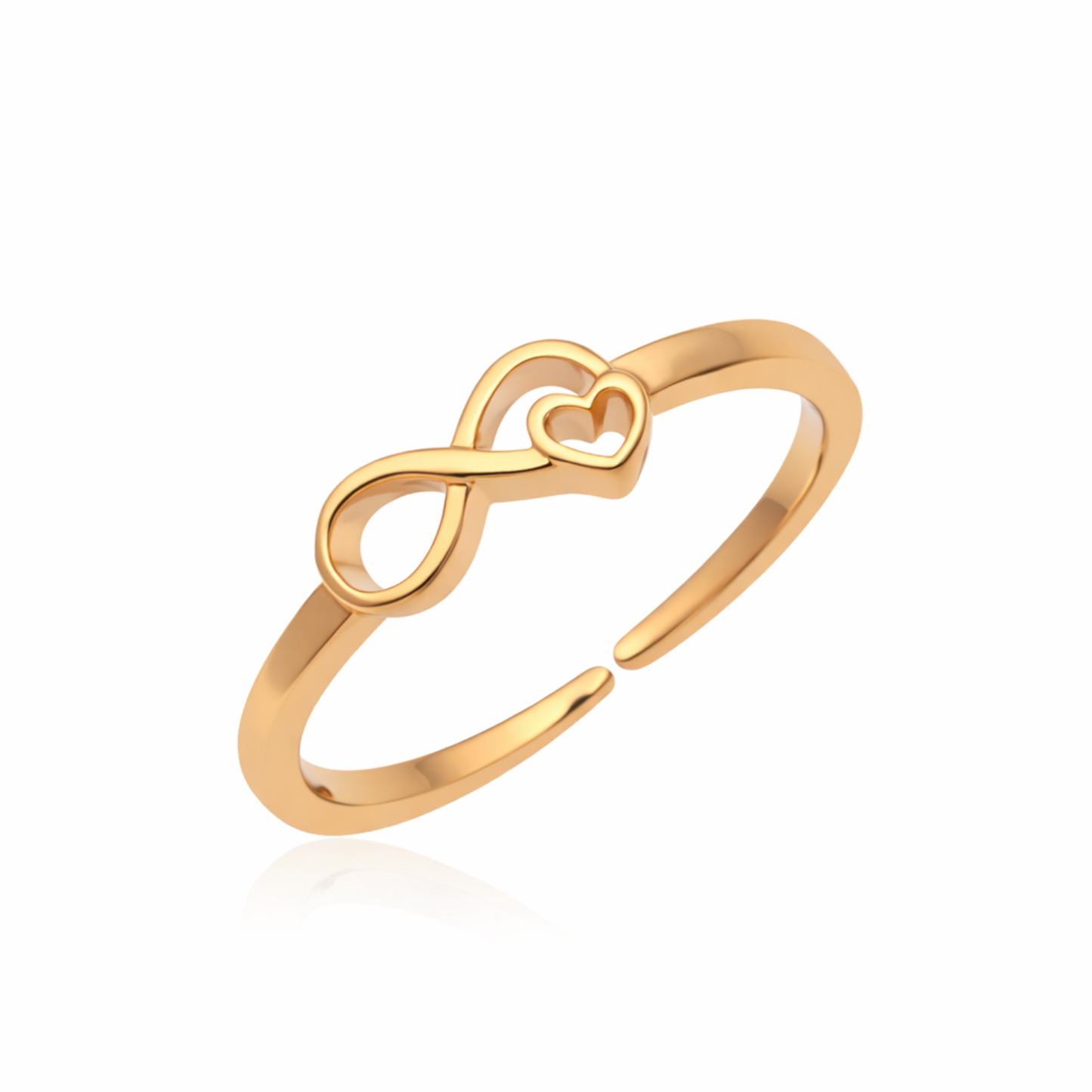 Infinity Heart Ring
