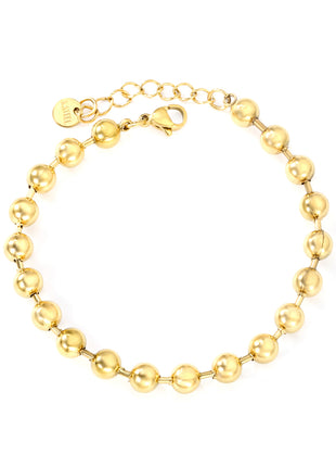Polished Bead Adjustable Bracelet By 2wist Designs
