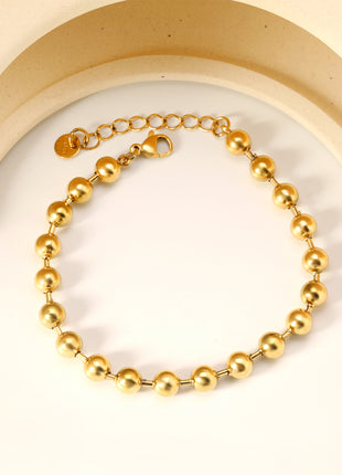 Polished Bead Adjustable Bracelet By 2wist Designs