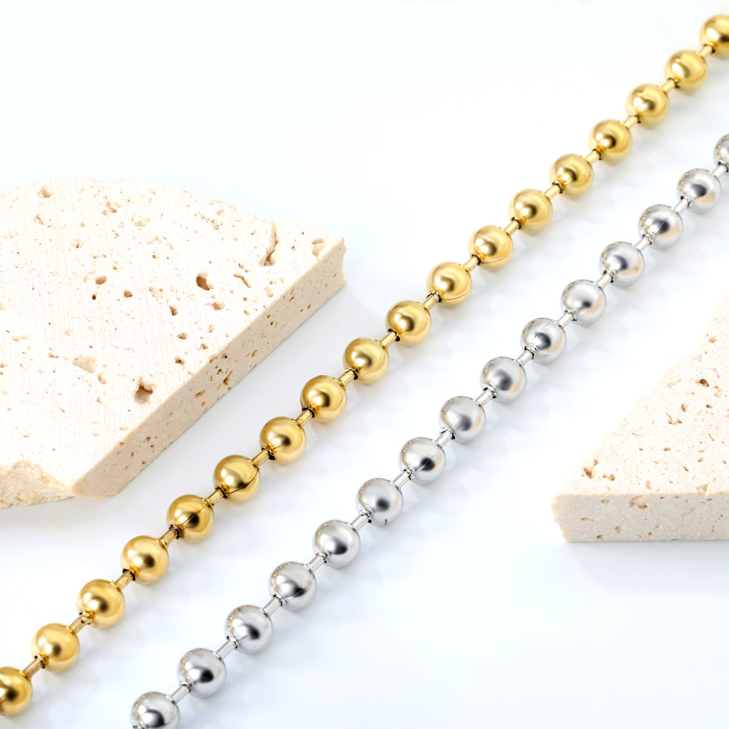 Polished Bead Adjustable Bracelet