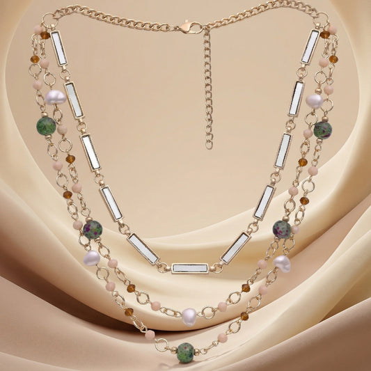 Gold Handcrafted Triple-Layered
