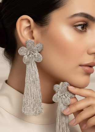 Celestial Star Pink Crystal Drop Earrings By 2wist Designs