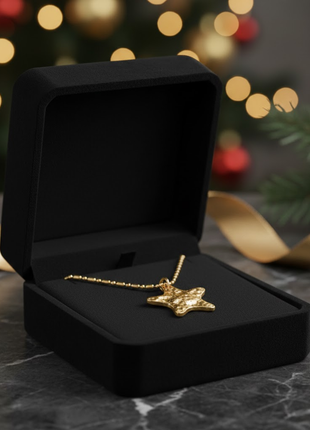 Hammered Star Pendant Necklace By 2wist Designs