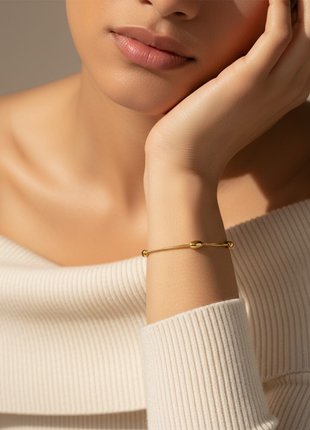 Minimalist Bead Chain Bracelet By 2wist Designs