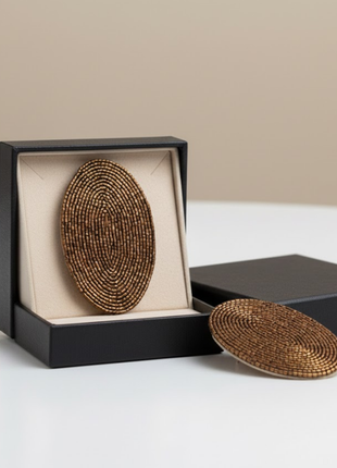 Midnight Black Layered Bead Bracelet By 2wist Designs