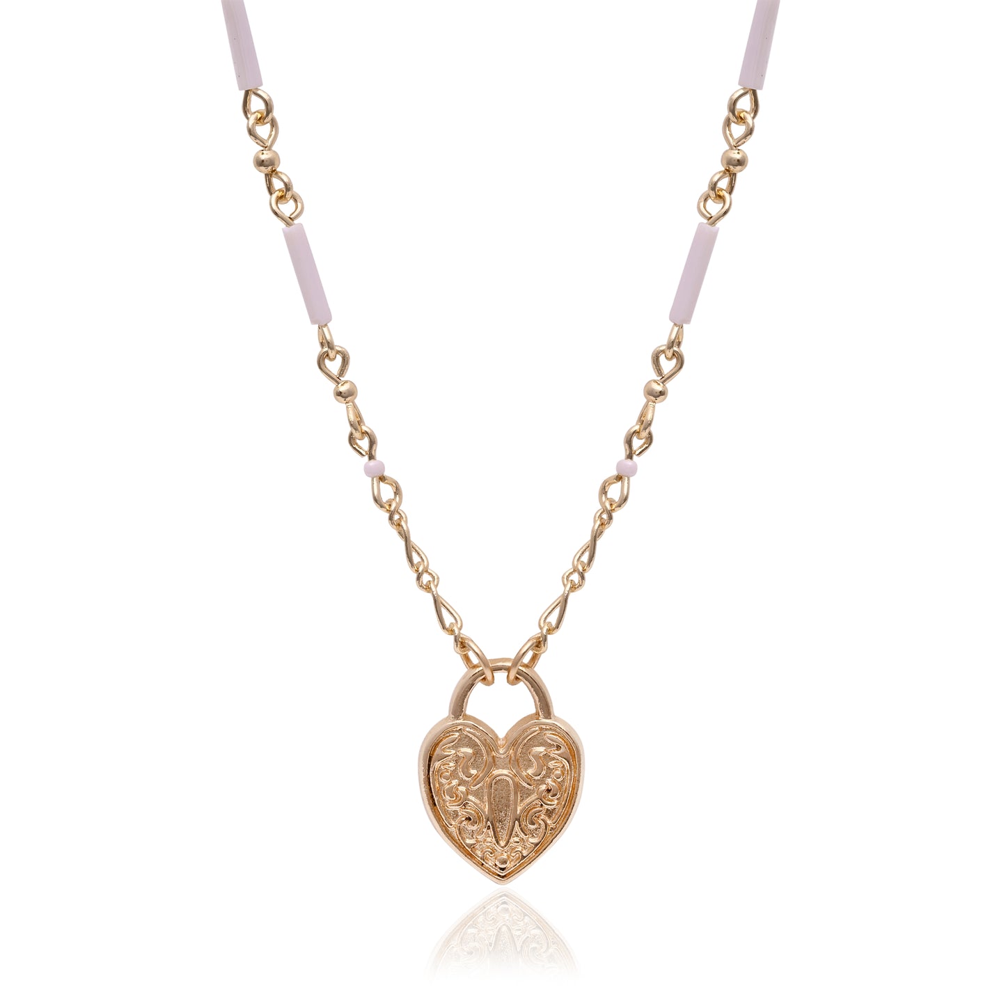 Vintage-Inspired Gold Filigree Heart Locket Necklace
