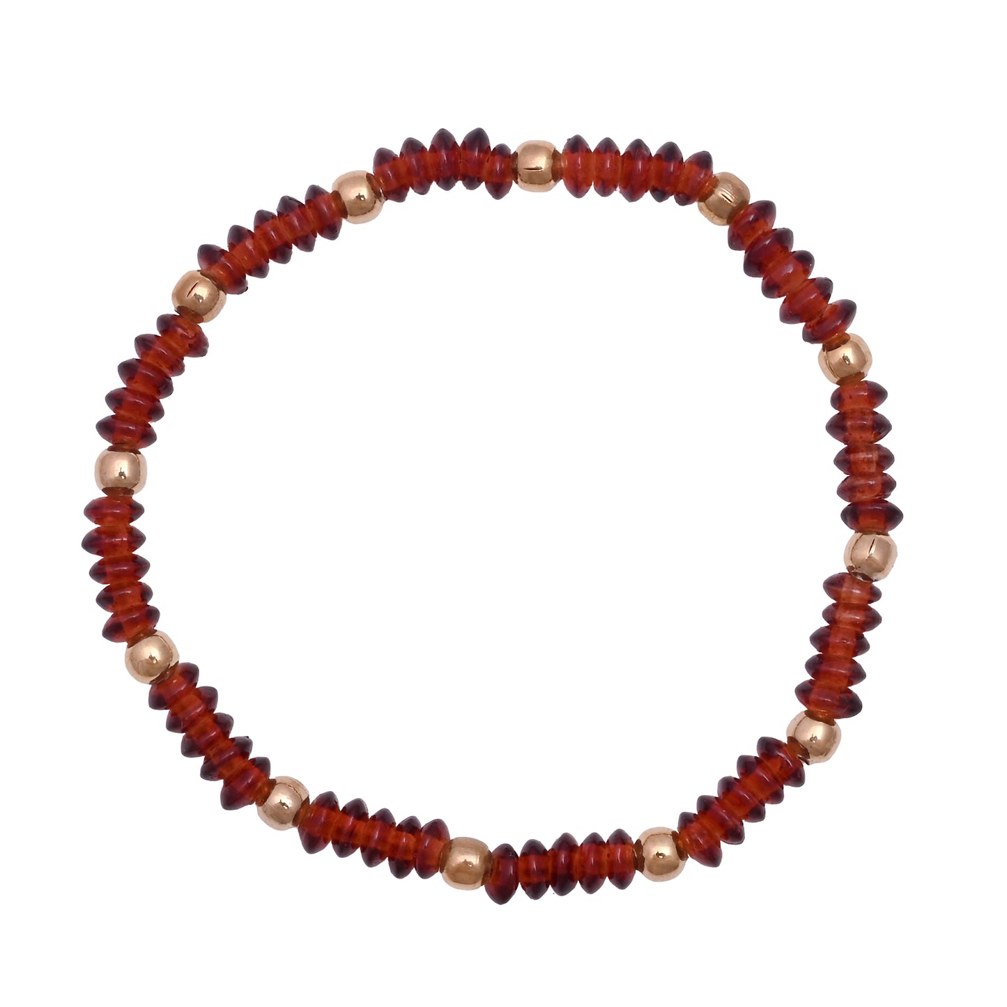 Gold Link Bracelet Set Of 2