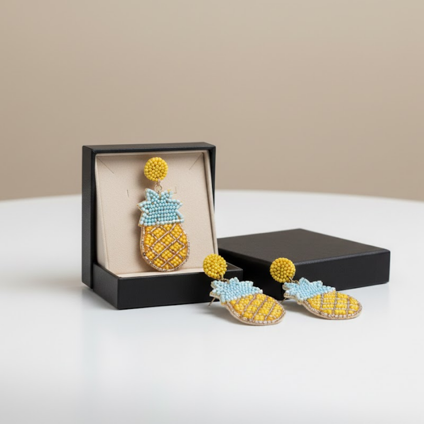 Pineapple Beaded Drop