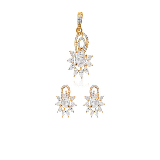 Crimson Pearl Fashion Pendant Set