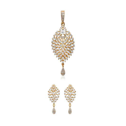 Crimson Red Pearl Statement Pendant Set