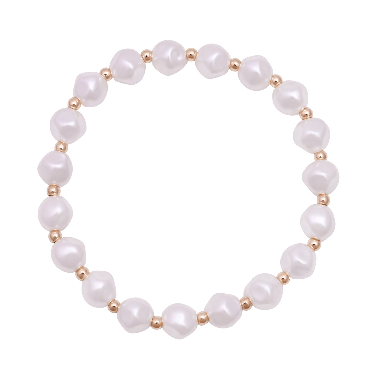 Gold Charm Bracelet Set Of 5