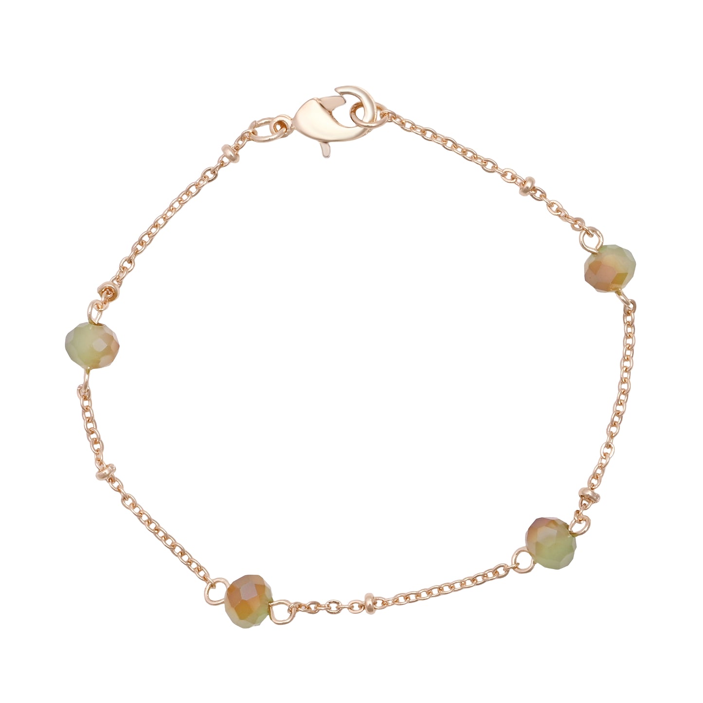 Gold Link Bracelet Set Of 3
