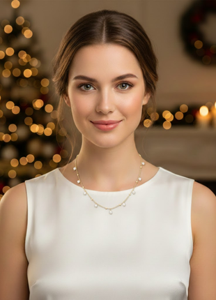 Dainty Crystal Drop Choker Necklace By 2wist Designs