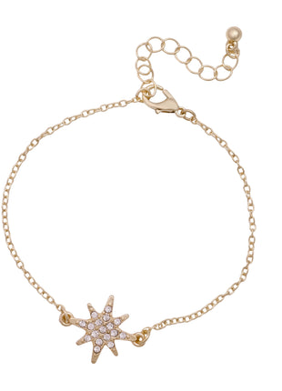 Gold Toned Brass Bracelet Set Of 5