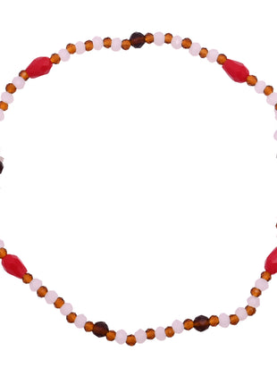 Gold Toned Brass Elasticated Bracelet Set Of 7