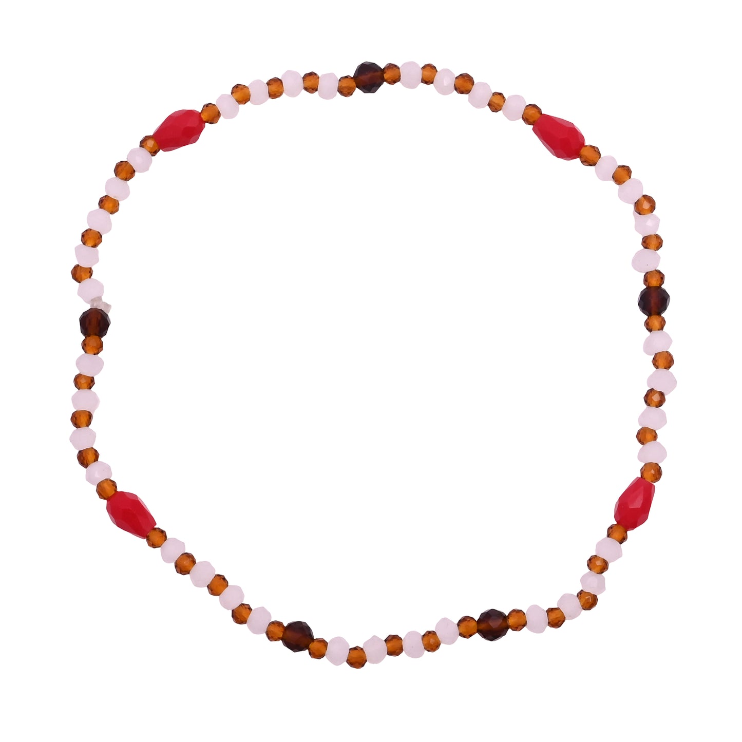 Gold Elasticated Bracelet Set Of 7