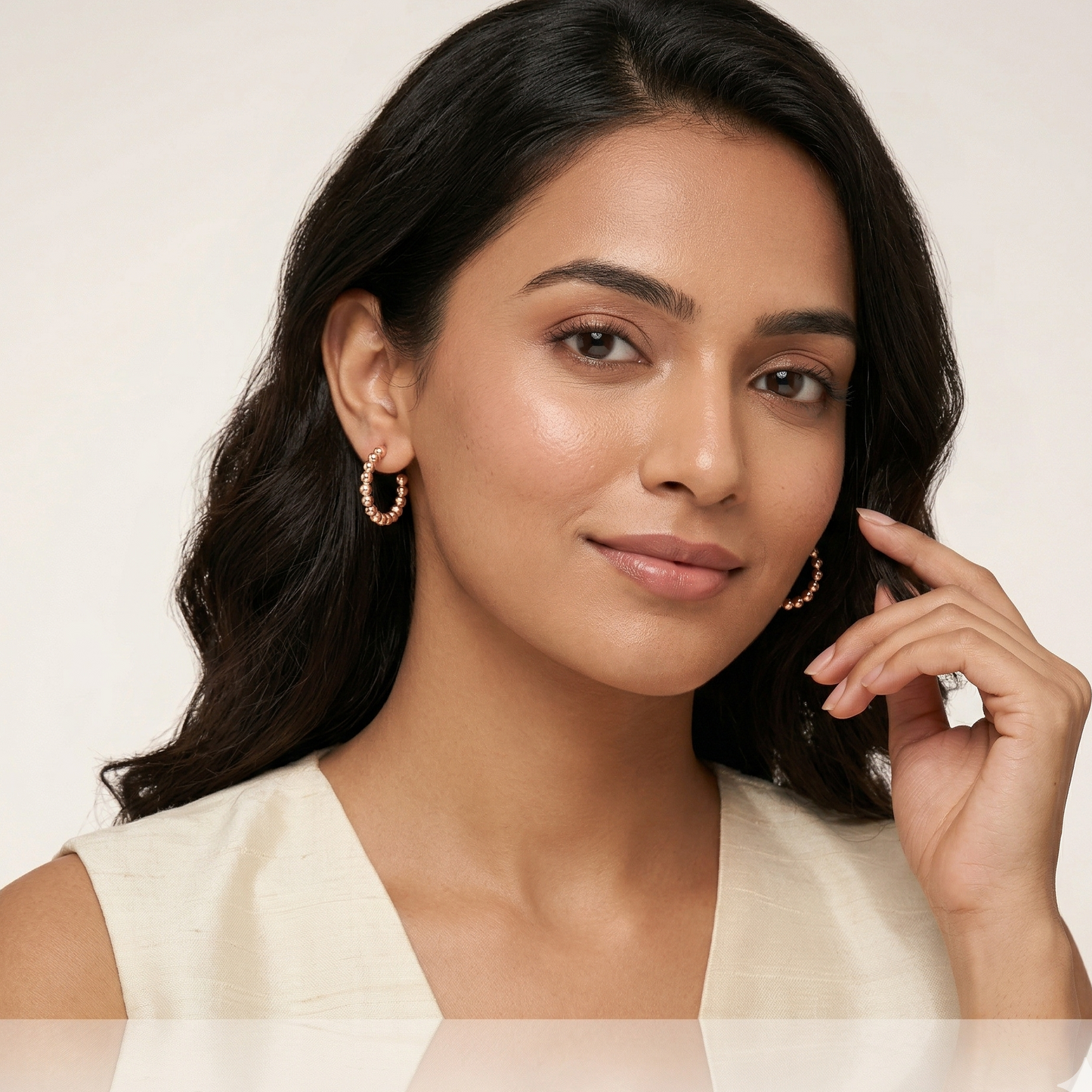Gold Necklace And Multi Earring Combo Set
