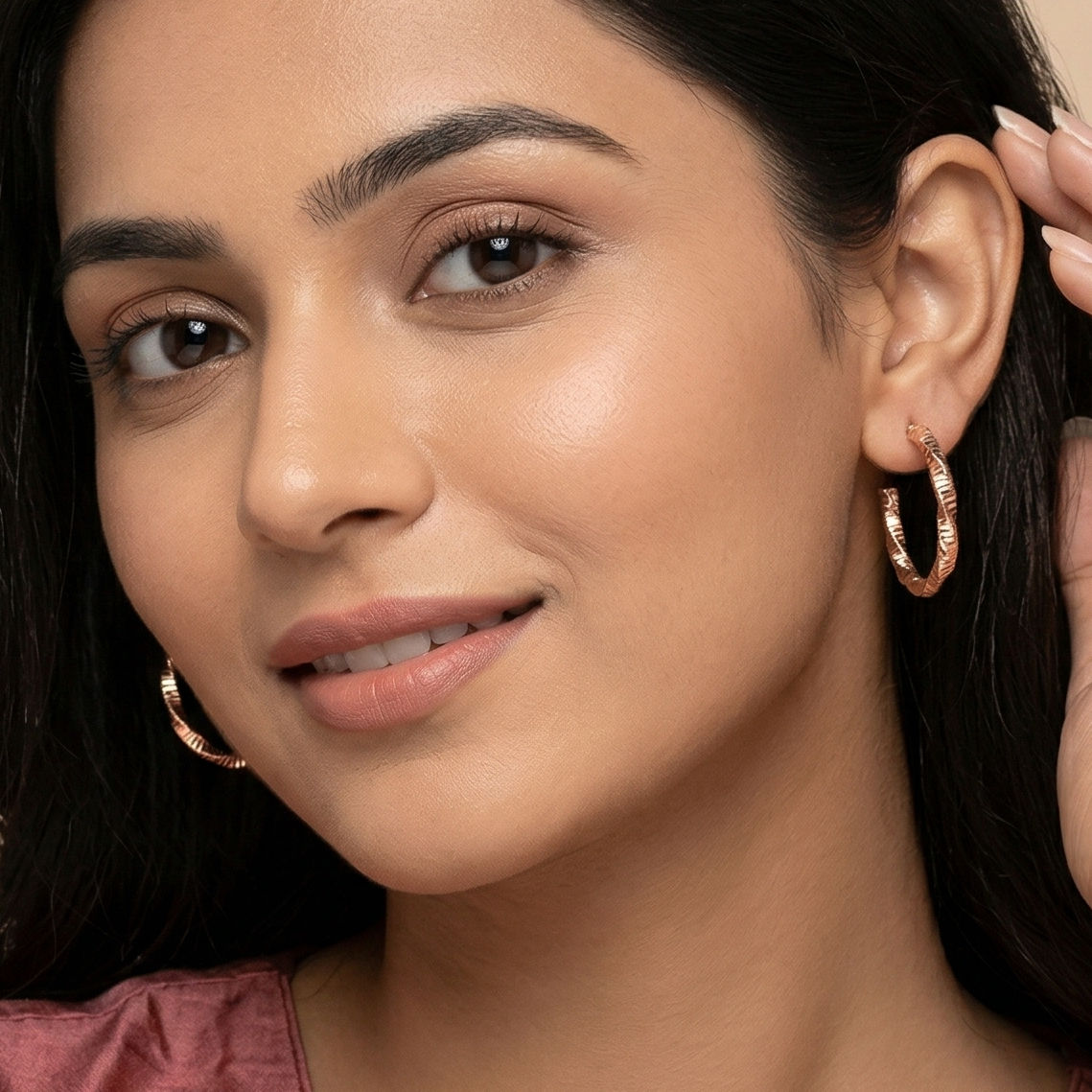 Gold Plated Stud And Hoop Set Of 6