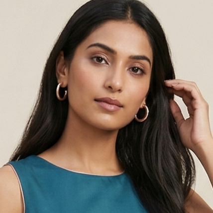 Gold Plated Stud And Hoop Set Of 6