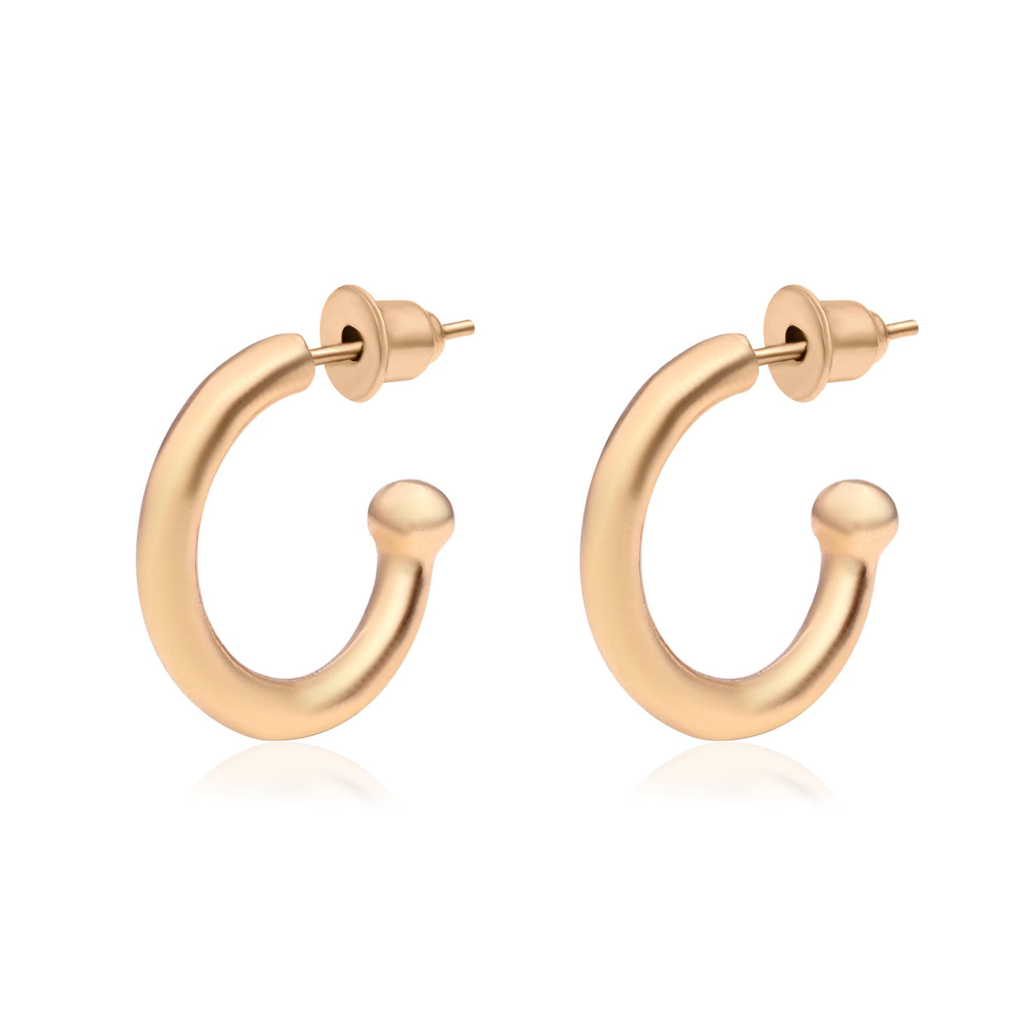 Gold Plated Stud And Hoop Set Of 6