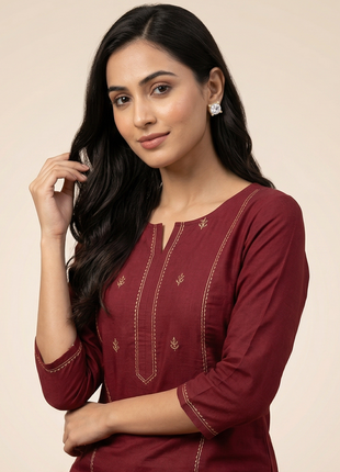 Gold Tone Necklace And Multi Earring Combo Set